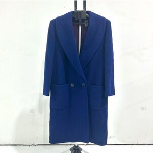 Larry Levine Deep Blue Pea Coat